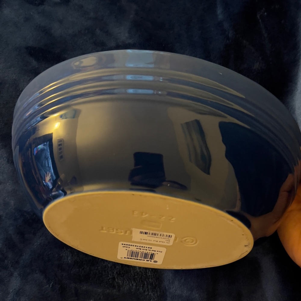 Le Creuset Blue Stoneware Bowl 2.9L oval multi bowl new with tag - Picture 2 of 4